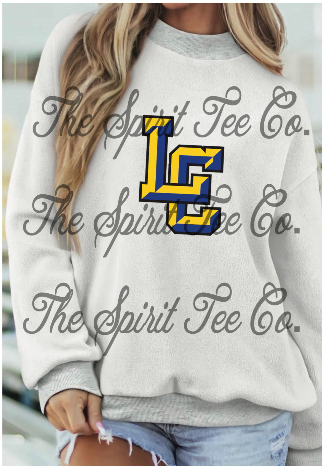Reversible Custom Mock Neck Sweatshirt Lubbock Christian