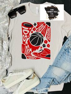 Basketball Flower Power Tee