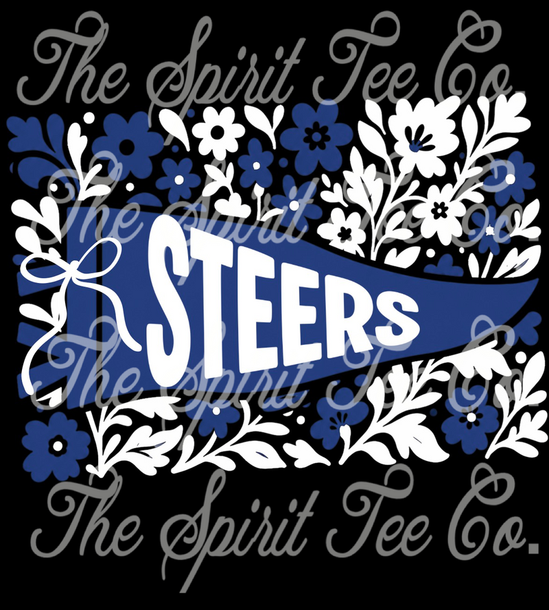Floral Steers