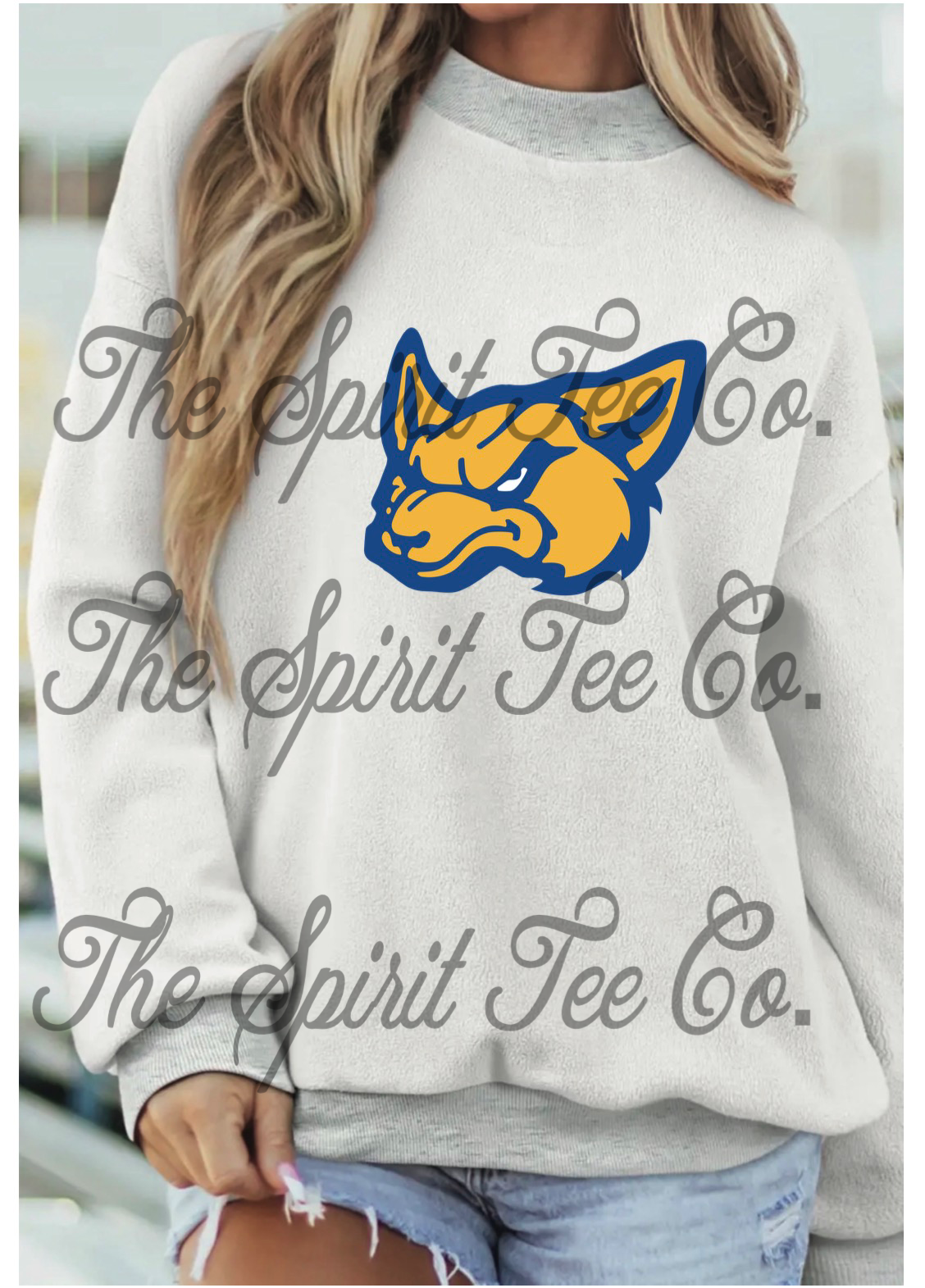 Reversible Custom Mock Neck Sweatshirt Naz