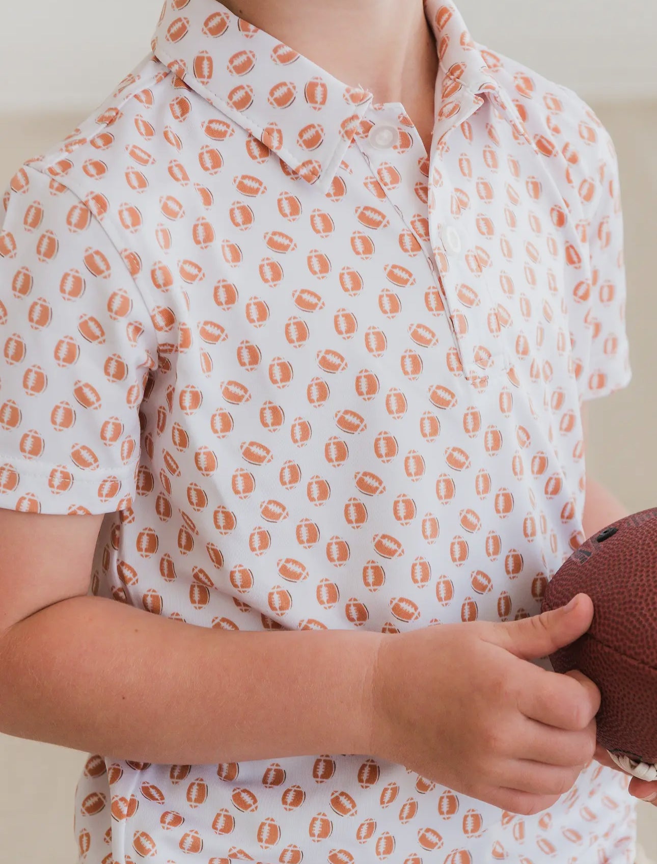 Boys Football Polo