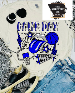 Basketball Game Day Tongue Tee