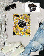 Load image into Gallery viewer, Basketball Flower Power Tee
