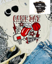 Load image into Gallery viewer, Basketball Game Day Tongue Tee
