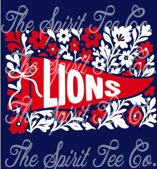 Floral Lions