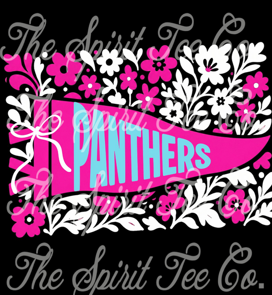 Floral Panthers Pink
