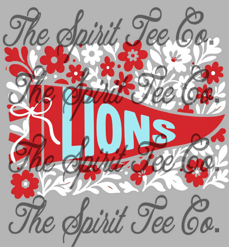 Floral Lions