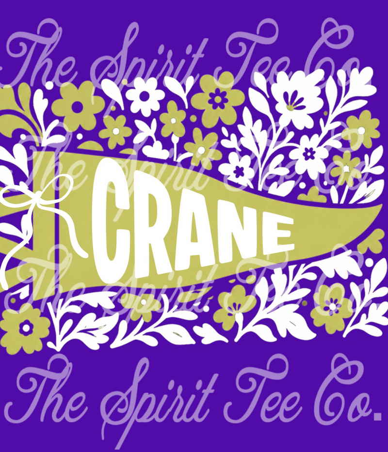 Floral Crane